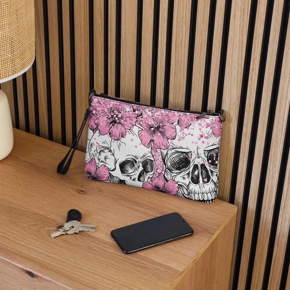 Skull & Pink Flowers Purse product image (5)