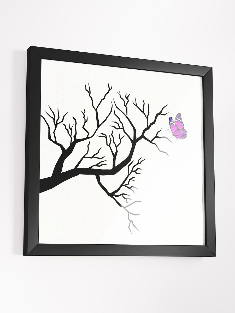 Vibrant Butterfly on Dead Tree Printable Wall Art product image (6)
