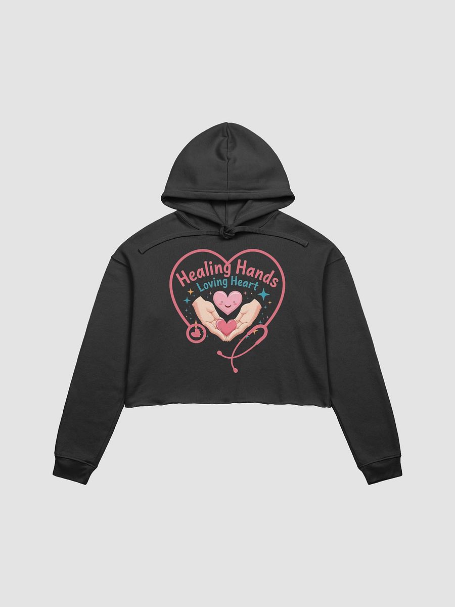Healing Hands and Loving Heart Crop Hoodie product image (8)