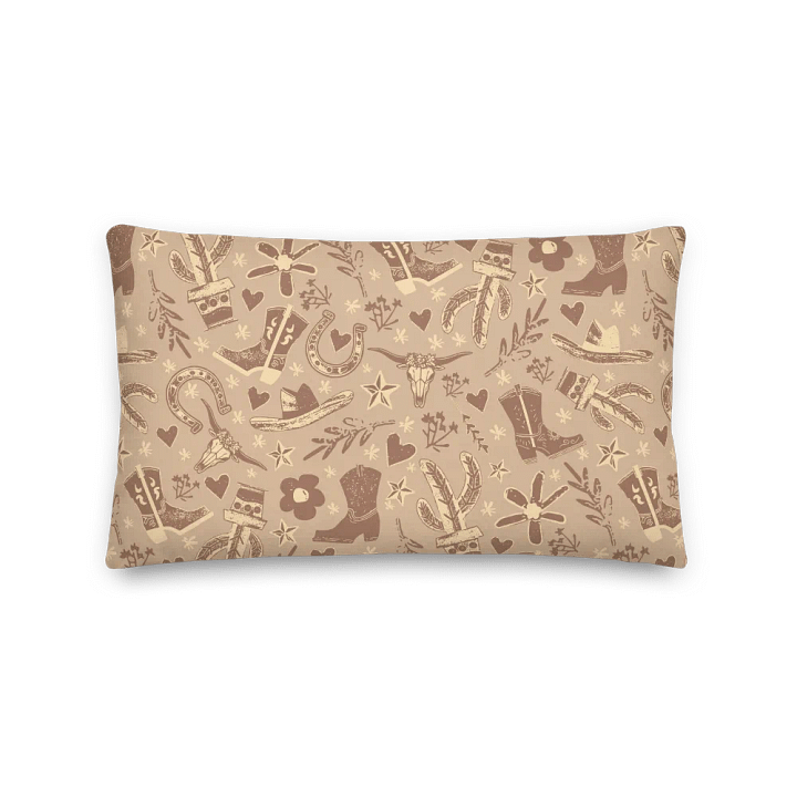 Rustic Western Vibes Throw Pillow in Pantone’s Color of the Year 2025 product image (2)
