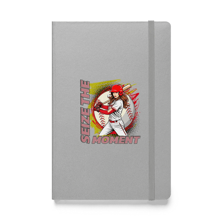 Seize the Moment Baseball Female Hardcover Journal product image (1)