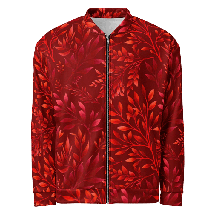Branches Burgundy Bomber Jacket product image (1)