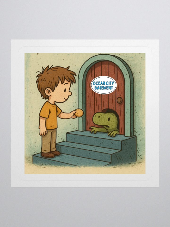 Ocean City Basement Sticker product image (1)