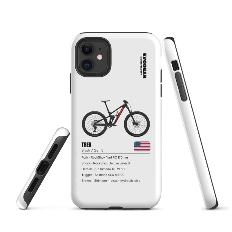 White Trek Slash 7 Gen 5 iPhone Case