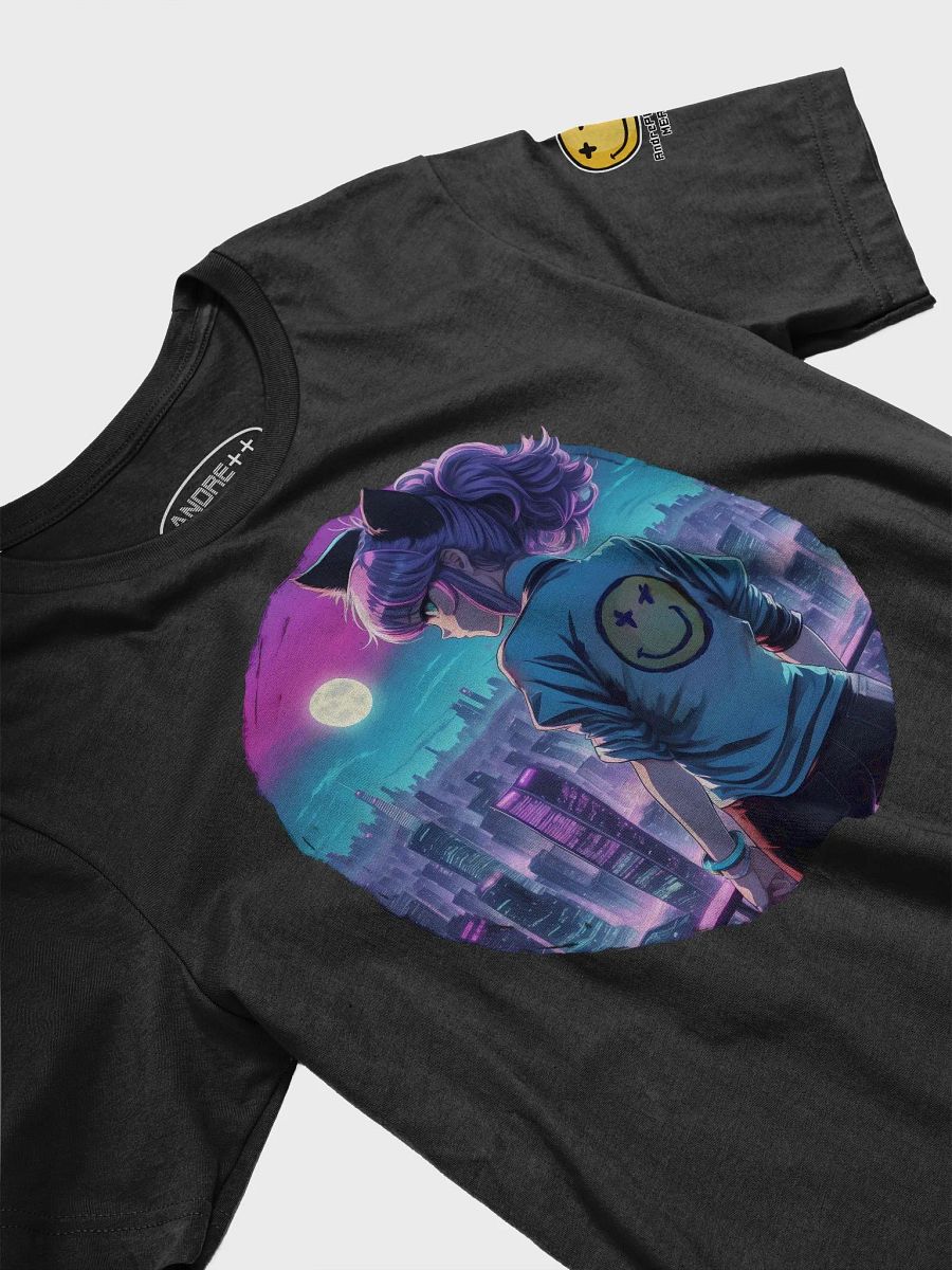 Anime Catgirl Rooftop (Bella+Canvas Supersoft T-Shirt) product image (103)