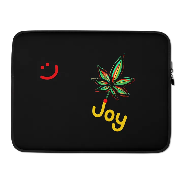 Joyful Leaf Laptop Sleeve product image (2)