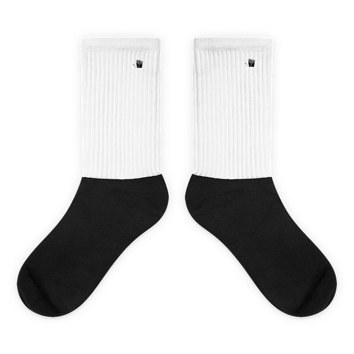 Fryenation Logo Black Footed Socks product image (1)
