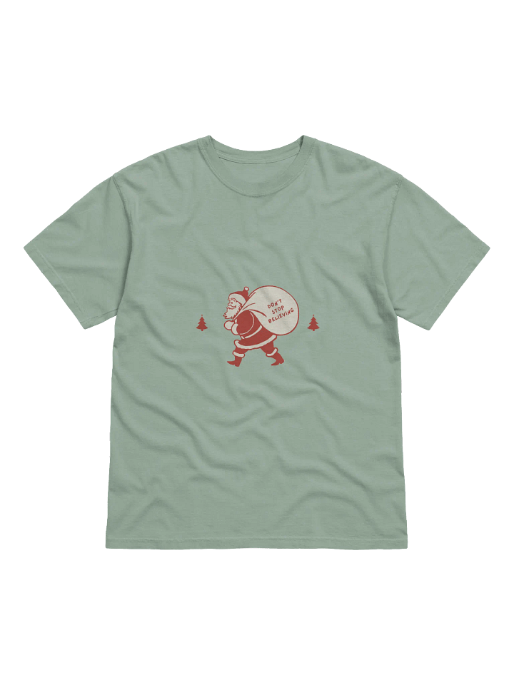 Believe in Santa Classic Vintage-Style T-Shirt product image (5)