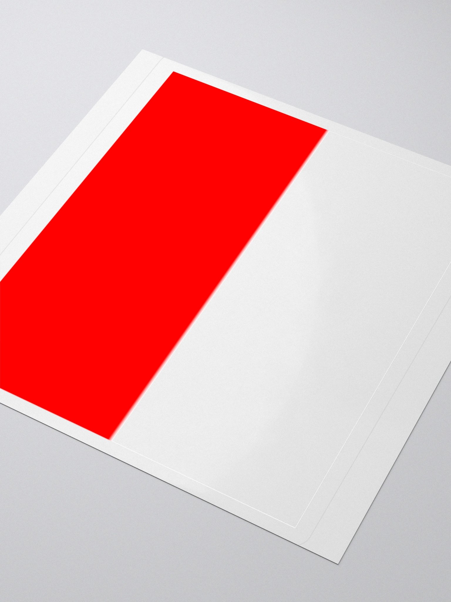 Indonesia Flag Sticker | Red White Design | Durable Vinyl | 3 Sizes product image (8)