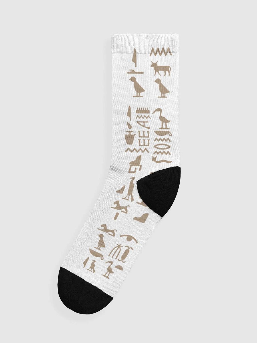 Isis Detail White Crew Socks product image (1)