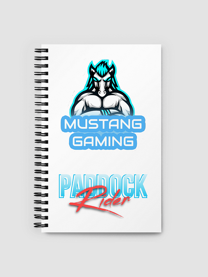 [MustangGamingLive] Spiral notebook product image (1)