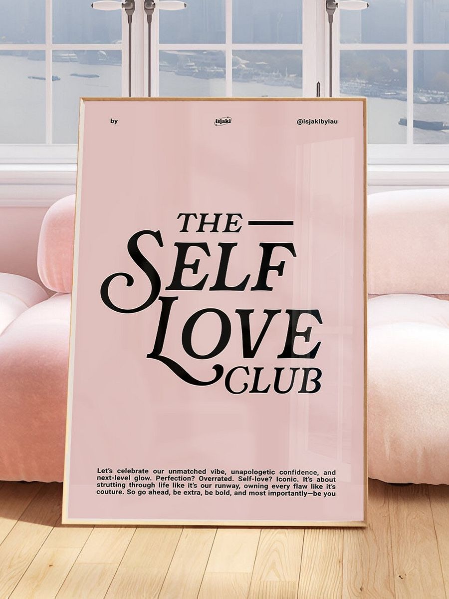 Self Love Club Pink Print product image (5)