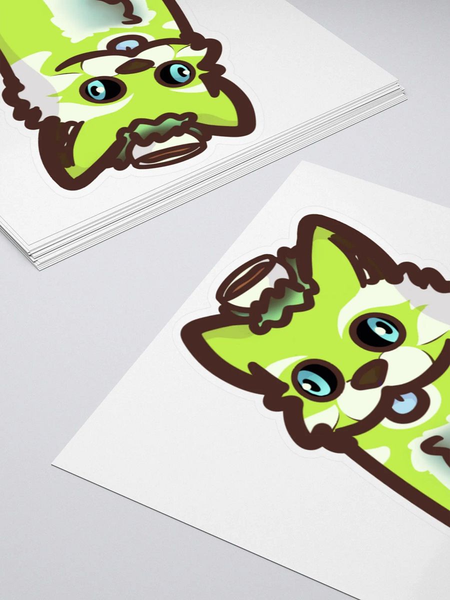 Avocado Puppet Kiss-Cut Sticker product image (8)