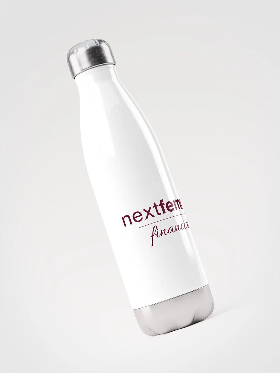 Stainless Steel Elegance Water Bottle with Maroon Logotype product image (3)