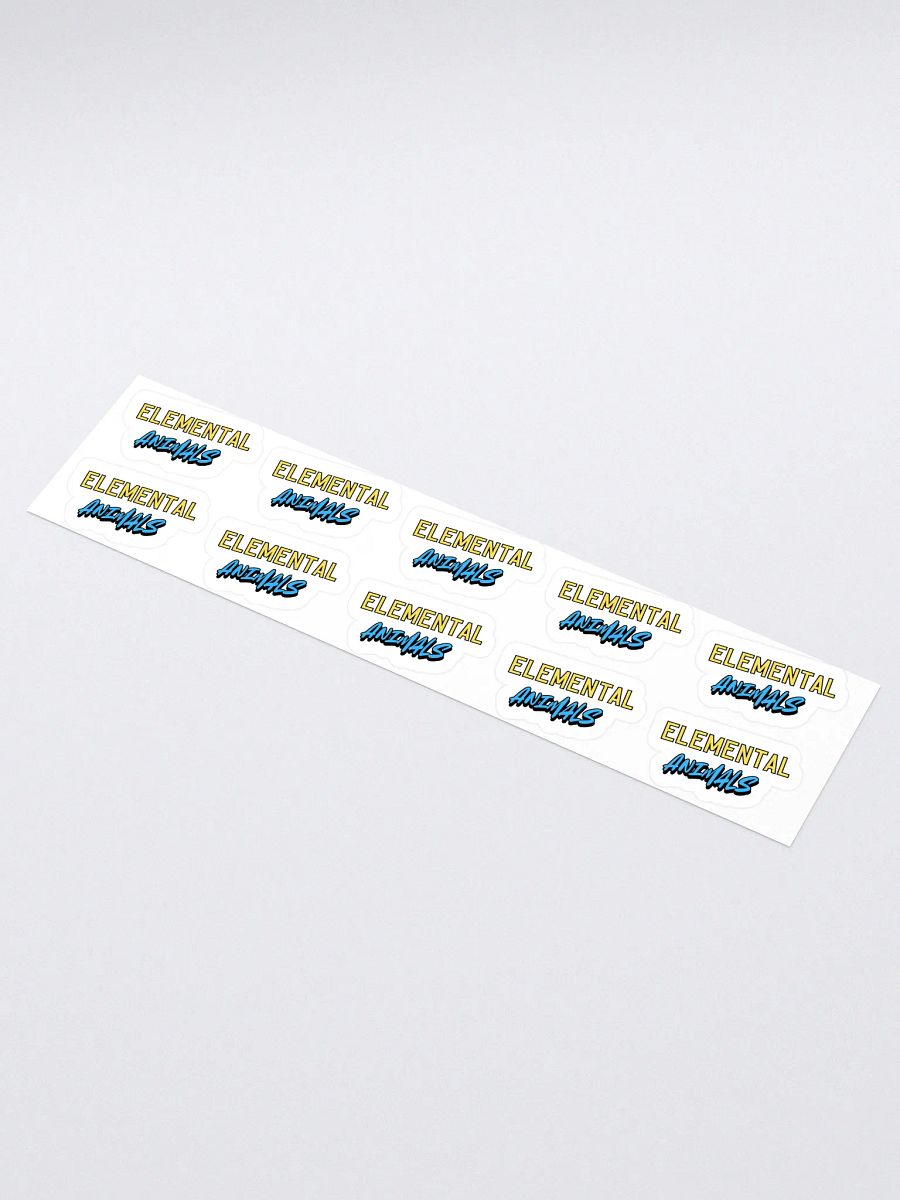 Elemental Animals Kiss Cut Stickers (Set of 10) product image (1)