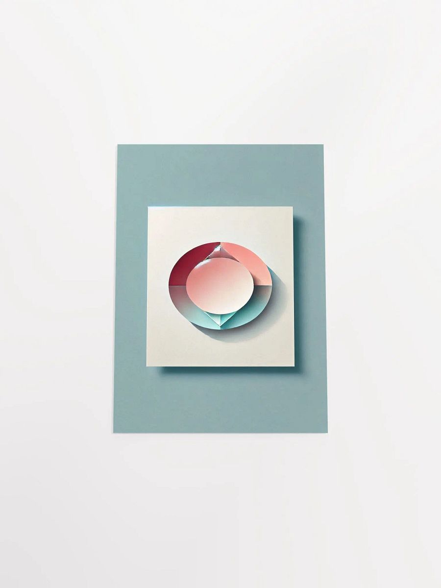 Dimensional Circles Enhanced Matte Poster product image (2)