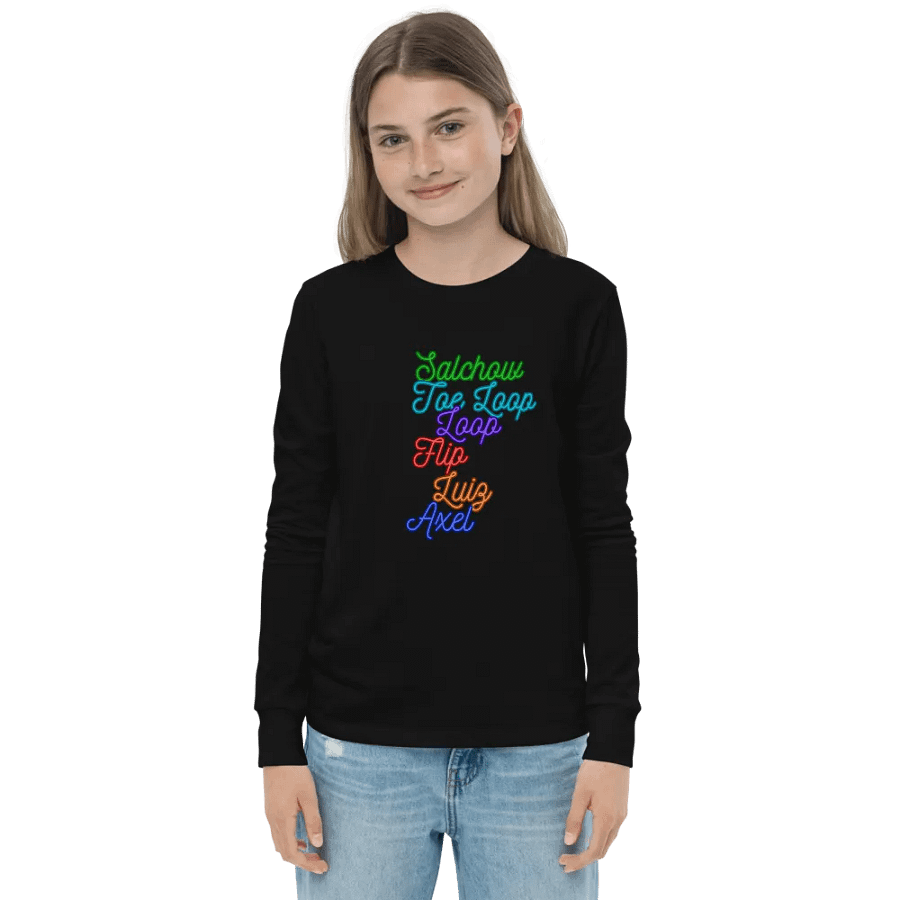 Neon Skate Jumps Youth Tee product image (1)