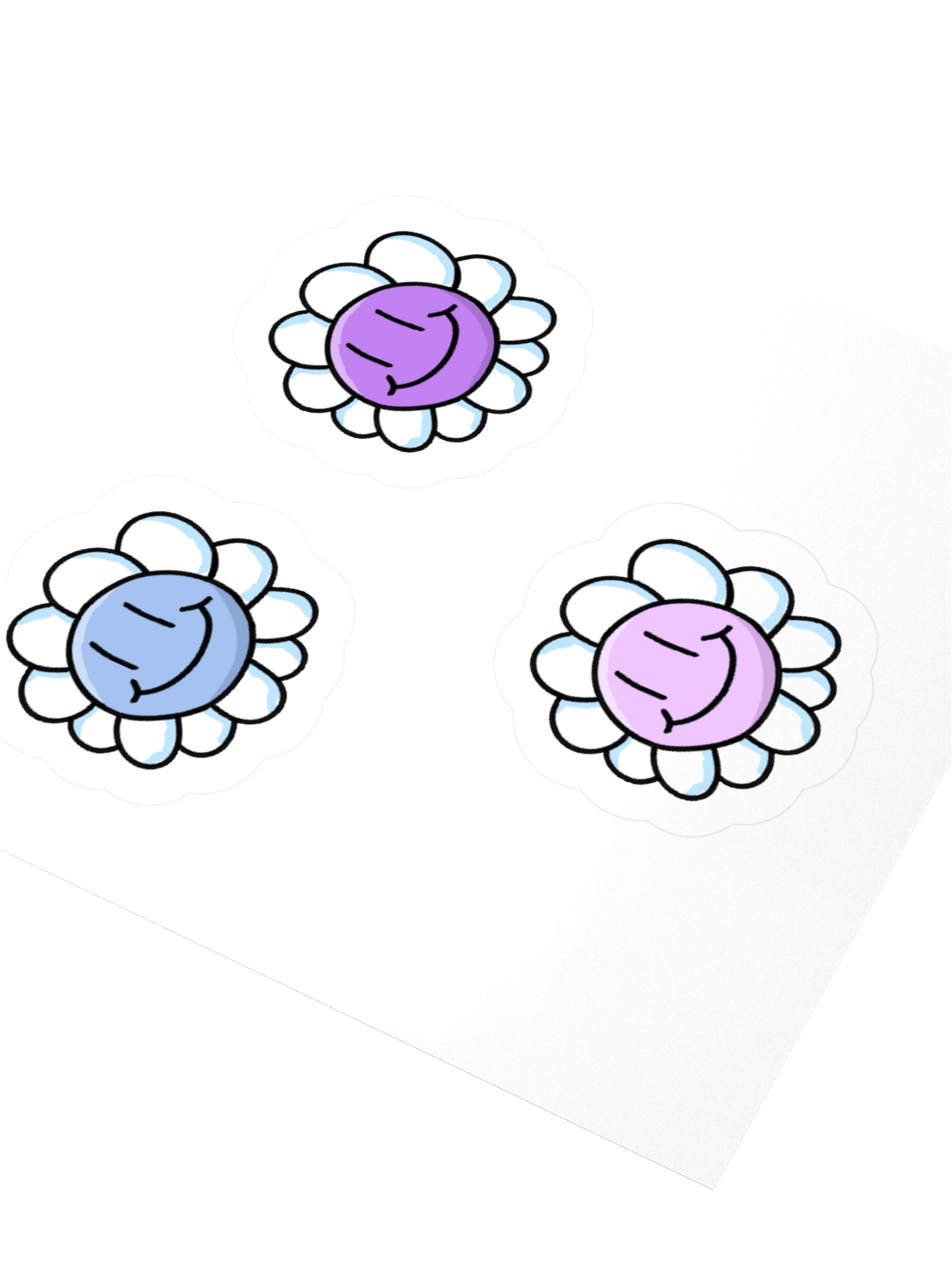 smiling flower stickers 2 product image (7)