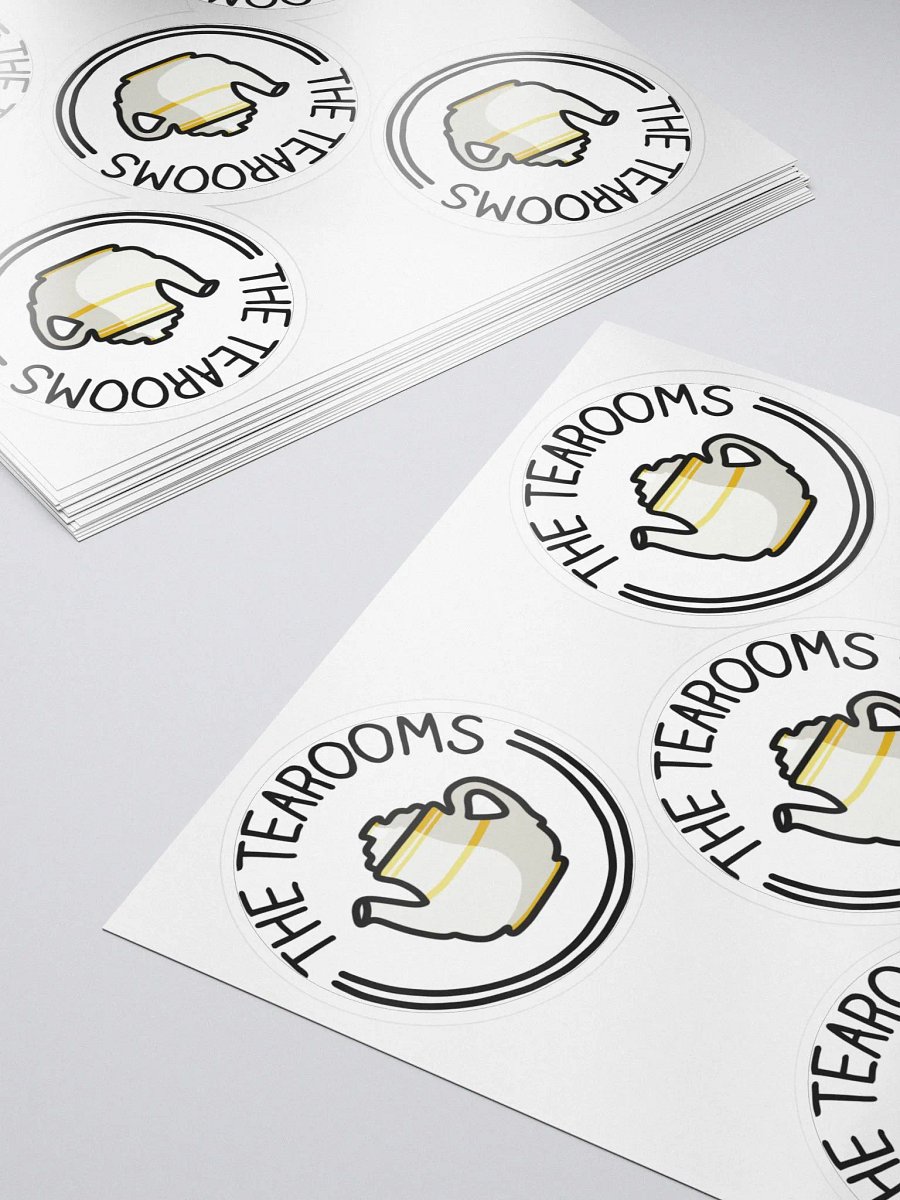 Sticker Sheet - The Tearooms Logo product image (5)