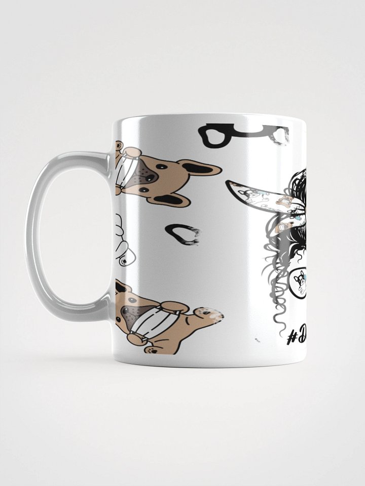 Dogmom Delight White Glossy Mug product image (1)