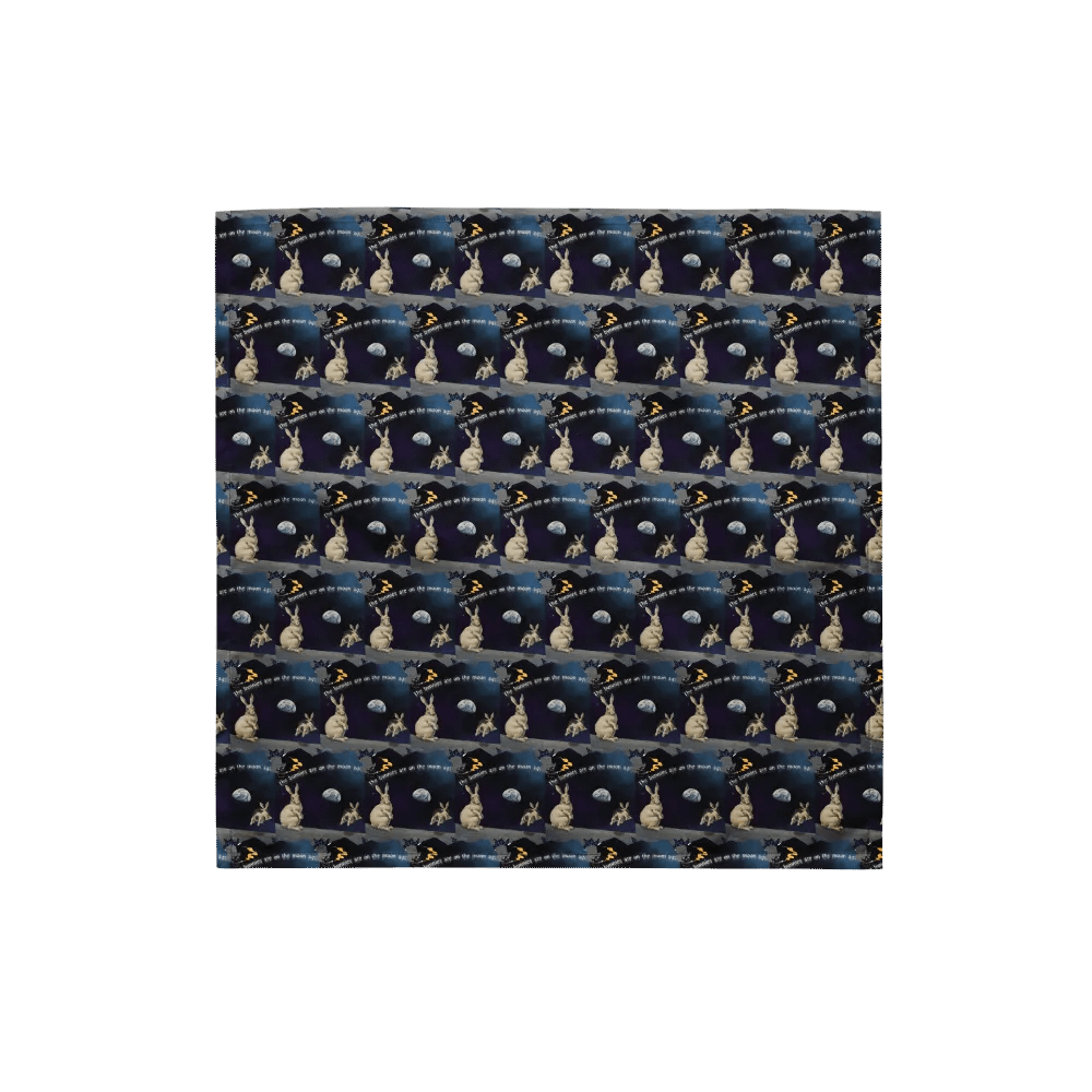 KC, Bunnies on the Moon, Bandanna product image (1)