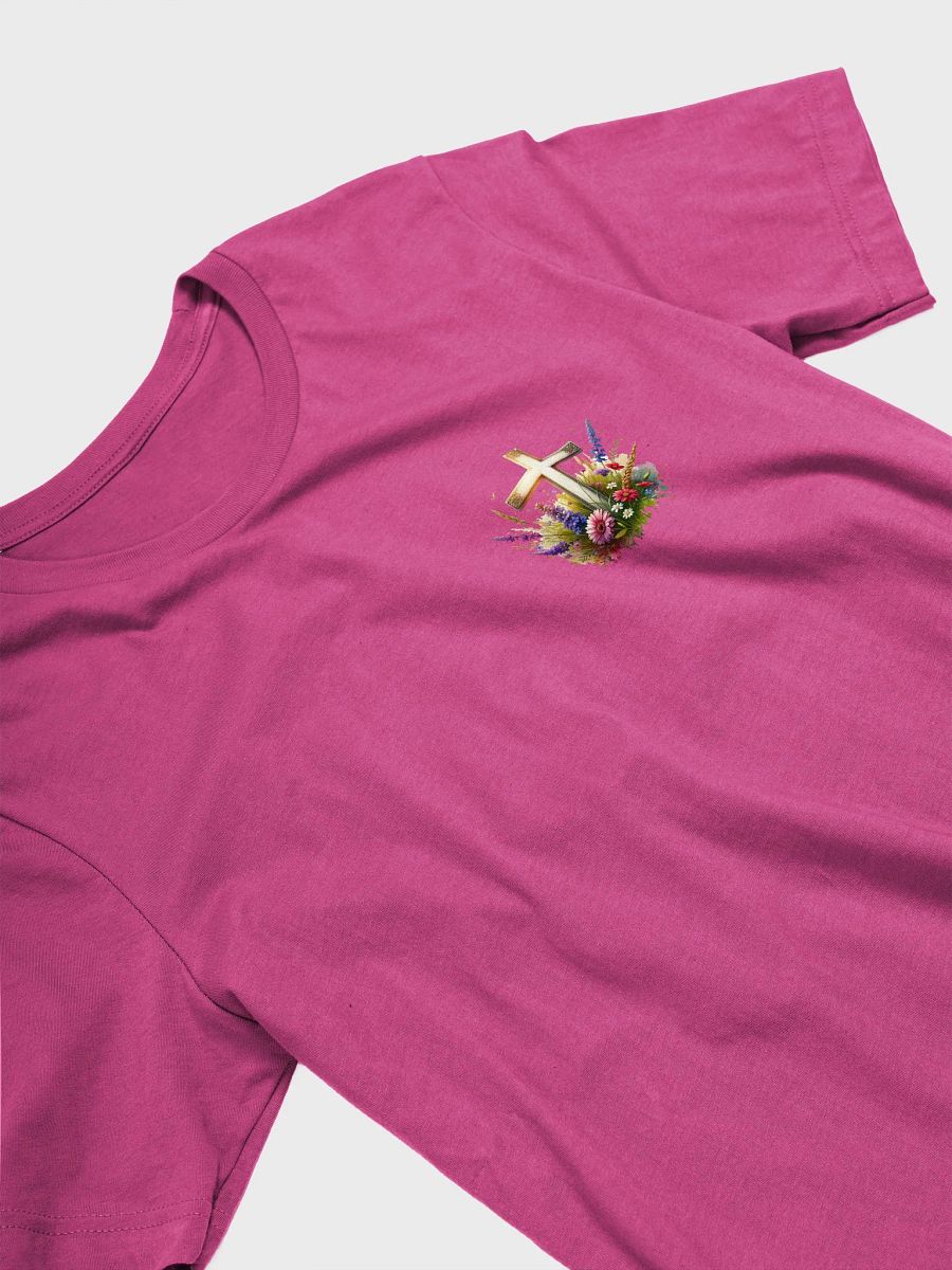 Floral Cross Unisex T-Shirt product image (2)