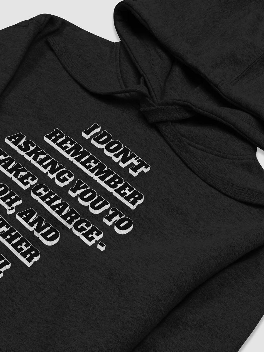 I Don't Remember Asking You To Take Charge Hoodie product image (14)
