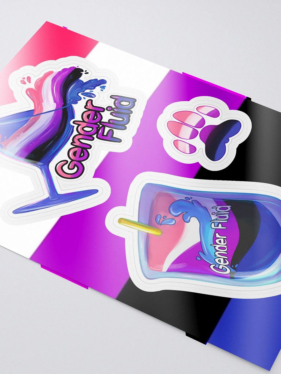Gender Fluid - Sticker set product image (3)