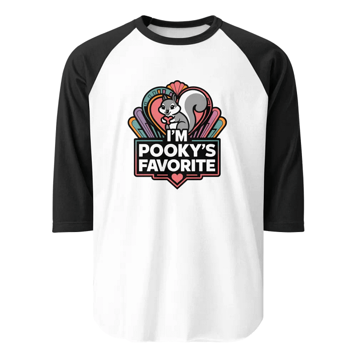 Pooky's Favorite Squirrel Love Raglan Tee product image (1)