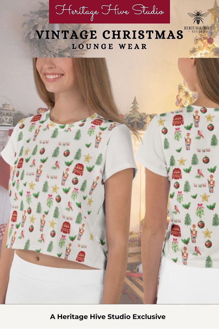 Women’s Christmas Crop Top product image (1)