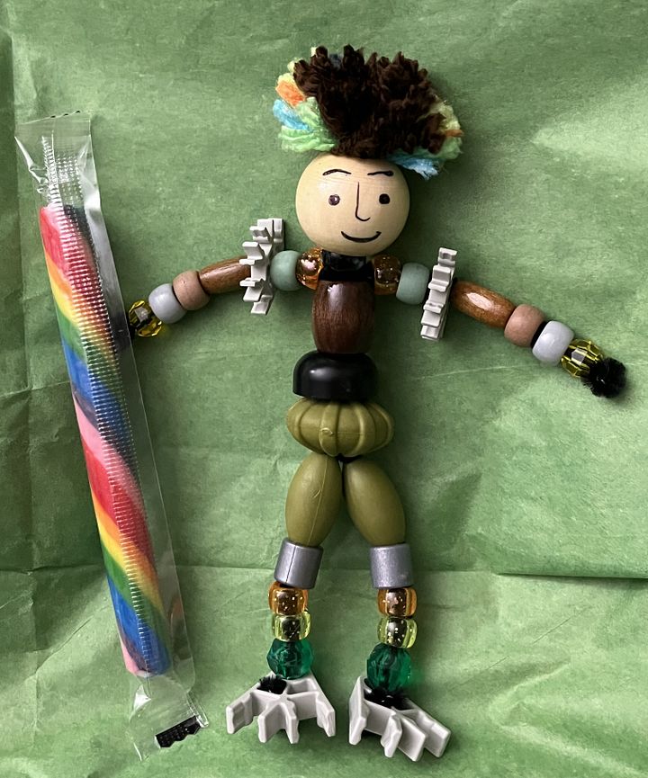 Steampunk Build A Bead Folk ~Boy Kit product image (1)