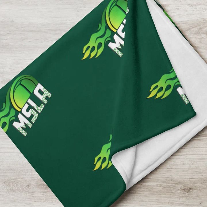 MSLA Green Throw Blanket product image (1)