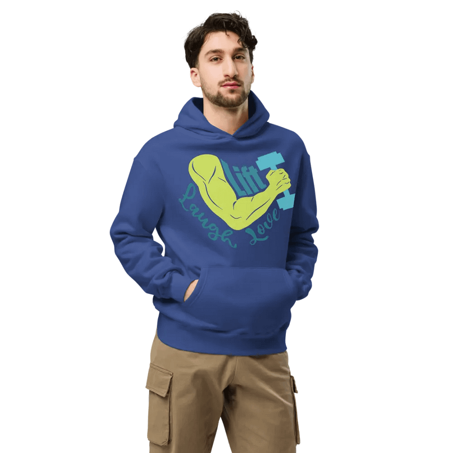 Lift Laugh Love Colorful Flex Pump Cover Hoodie product image (7)