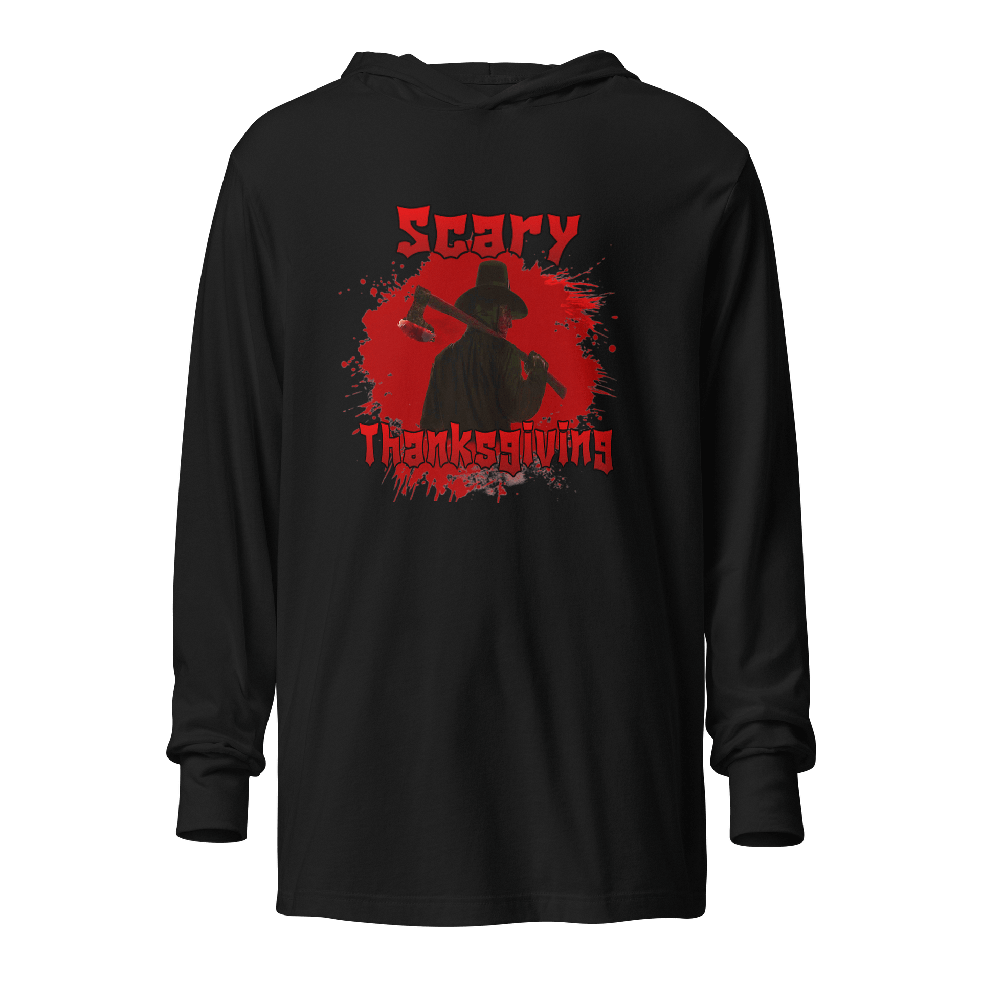 Scary Thanksgiving Axe Hoodie Long Sleeve Tee product image (1)