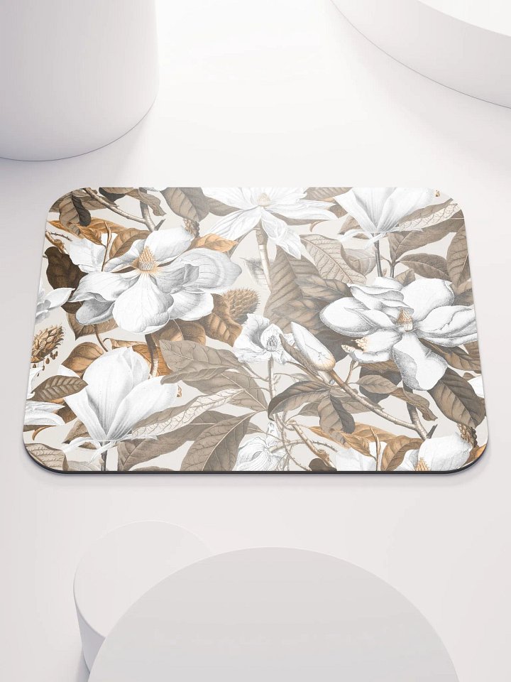 Tan Magnolia Grandiflora Mouse Pad product image (2)