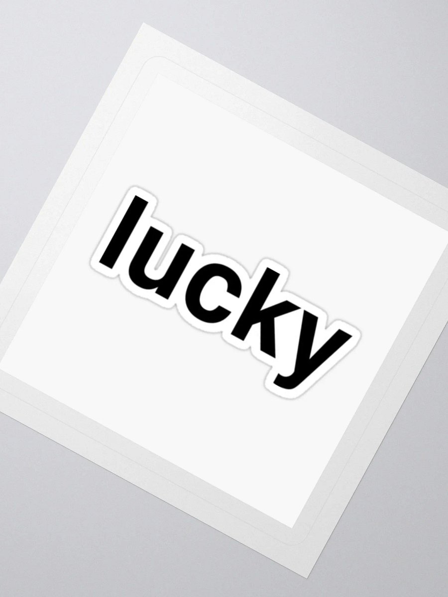 LUCKY sticker product image (2)