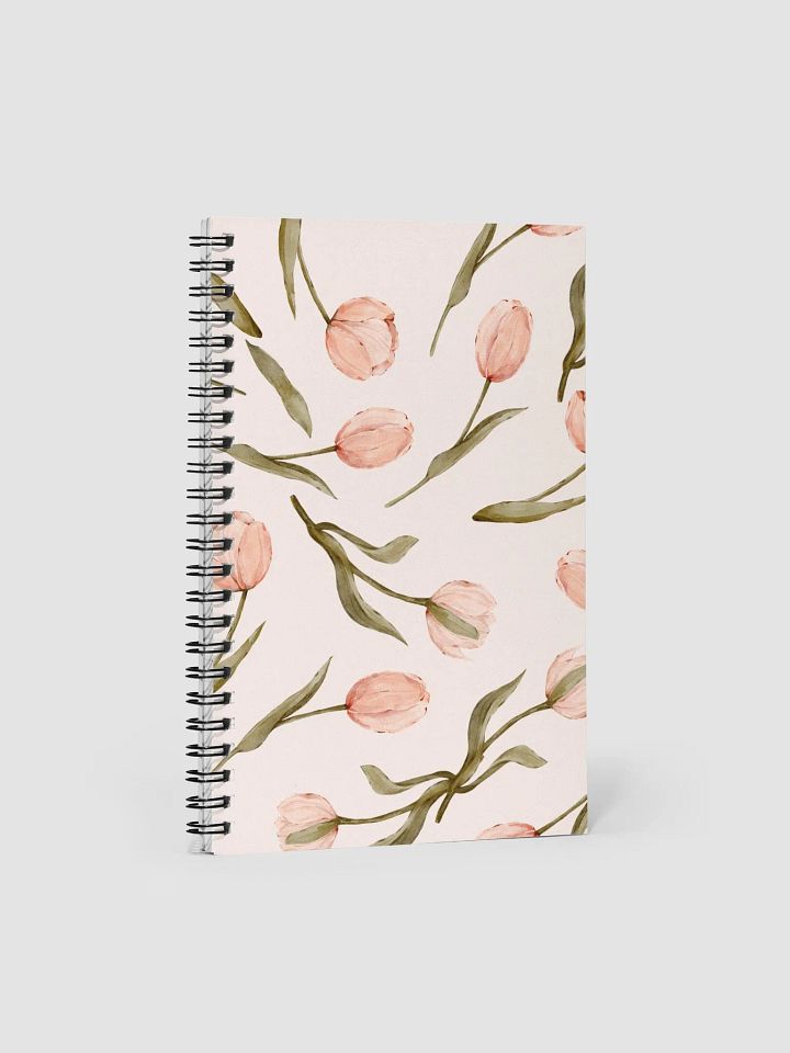 Journal with pink tulips cover product image (1)