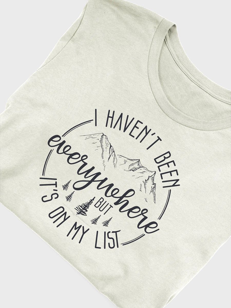Haven't Been Everywhere - But on my List Light Unisex Jersey Short Sleeve Tee product image (45)