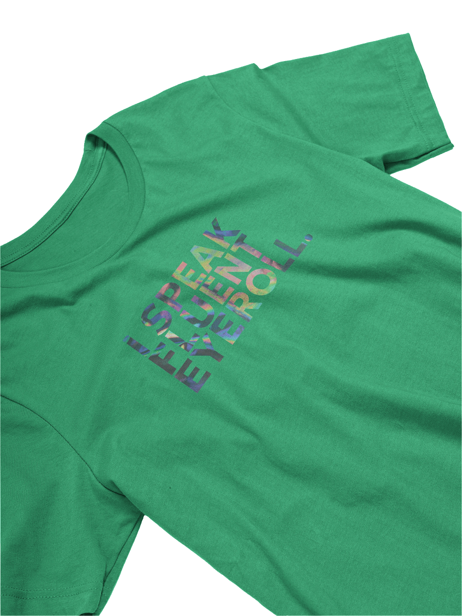 Holographic Eyeroll Statement Tee product image (28)