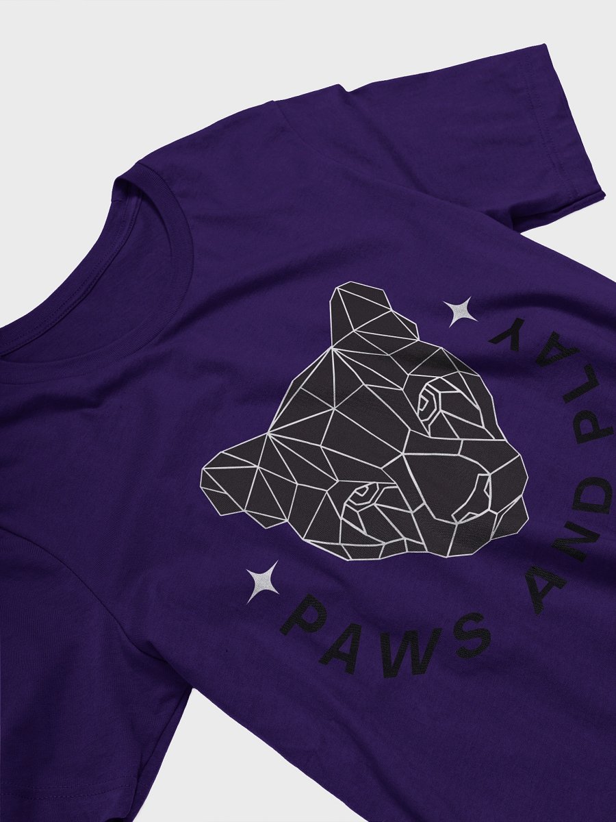 Geometric Big Cat Head T-Shirt product image (29)