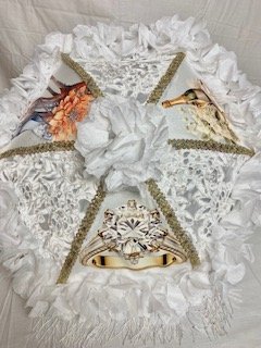 Custom White Wedding Parasol