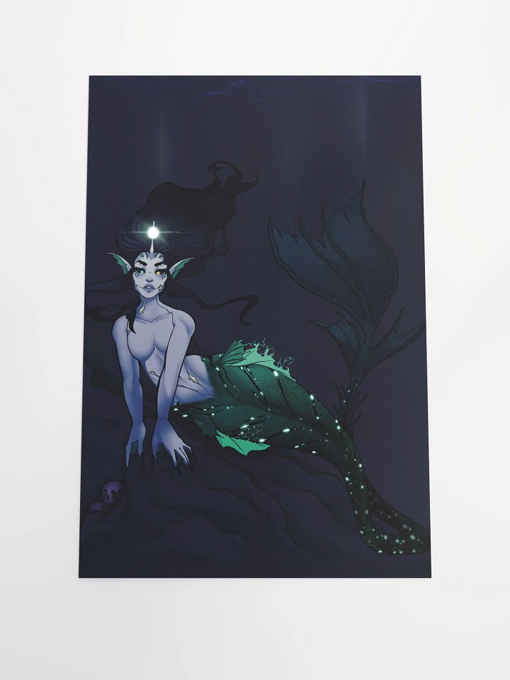 Mermaid Abyssal Lich Print product image (1)