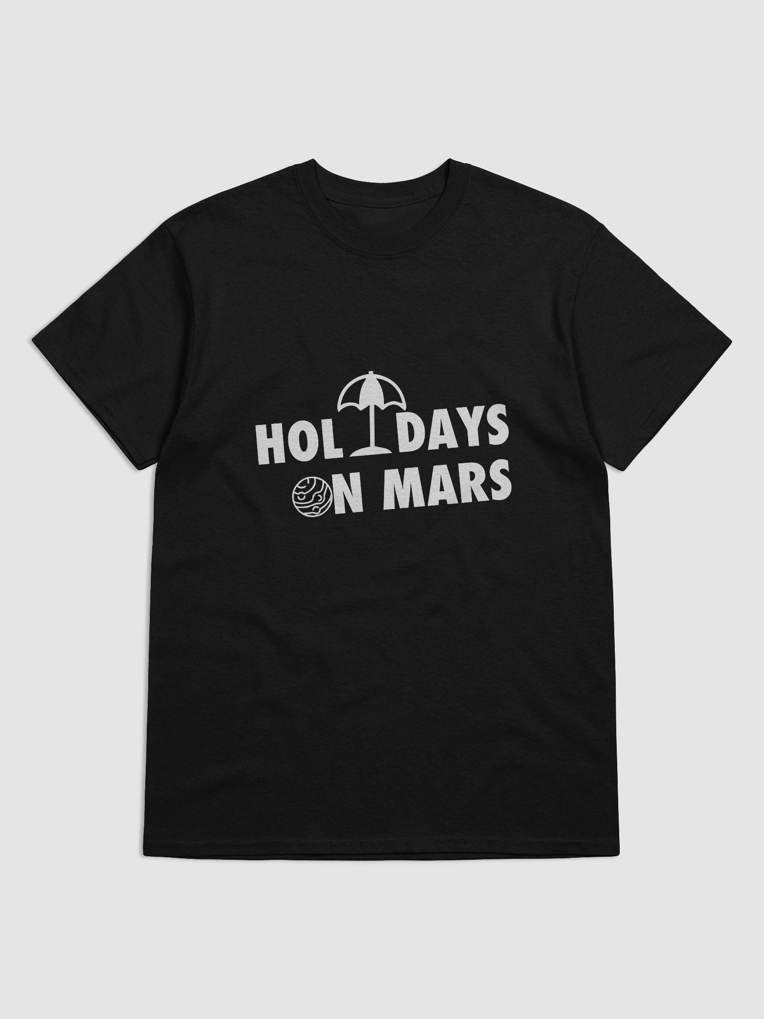 Holidays On Mars | Logo White T-shirt product image (1)