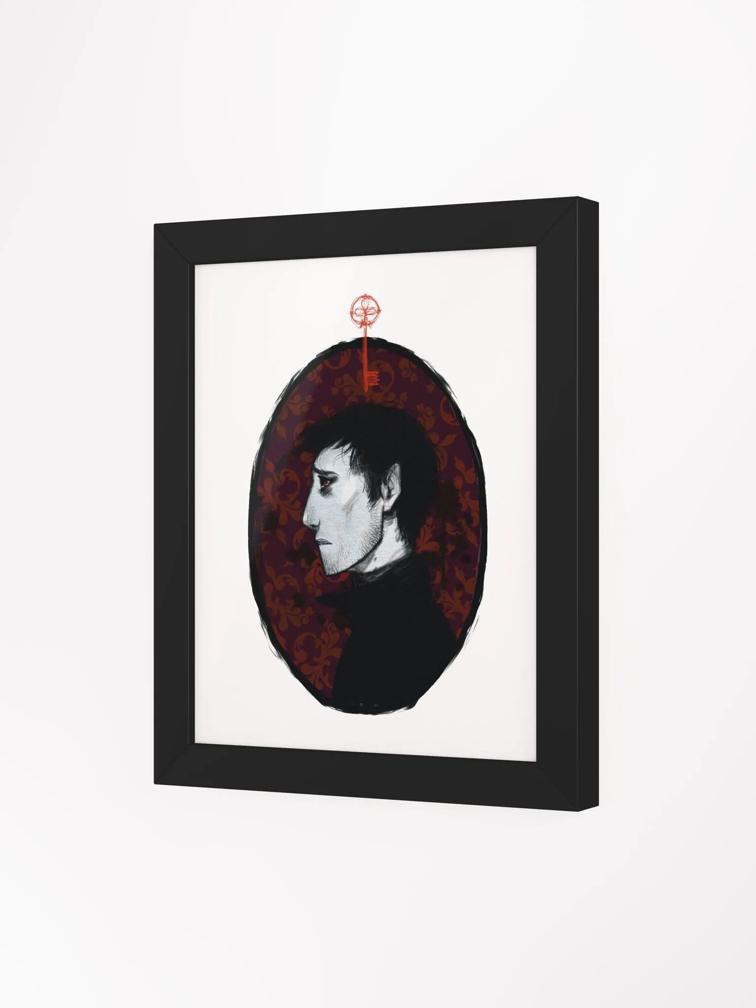 Melancholic Muse Framed Art Print product image (3)