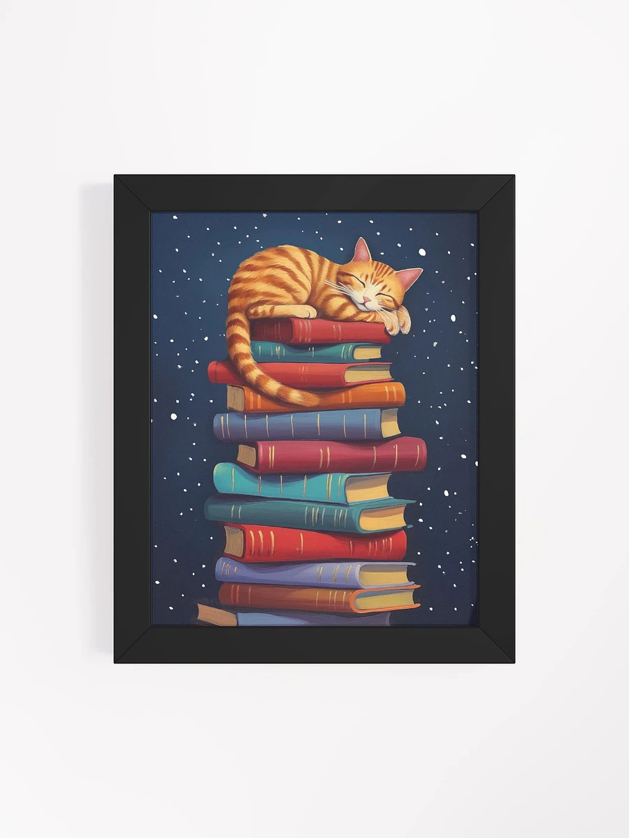 Things I Love - Cats & Books Framed Poster product image (4)