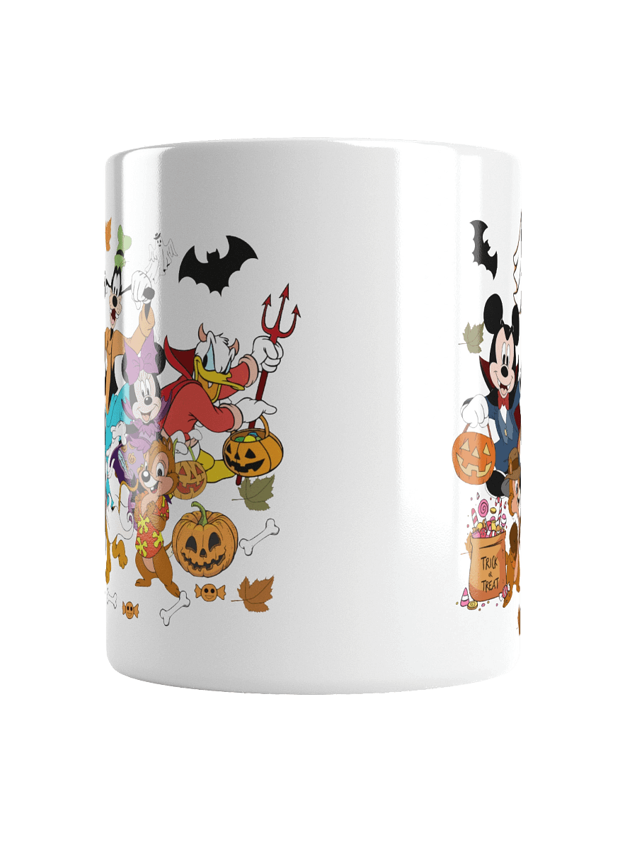 White Glossy Mug Halloween Mиckey And Friends product image (17)