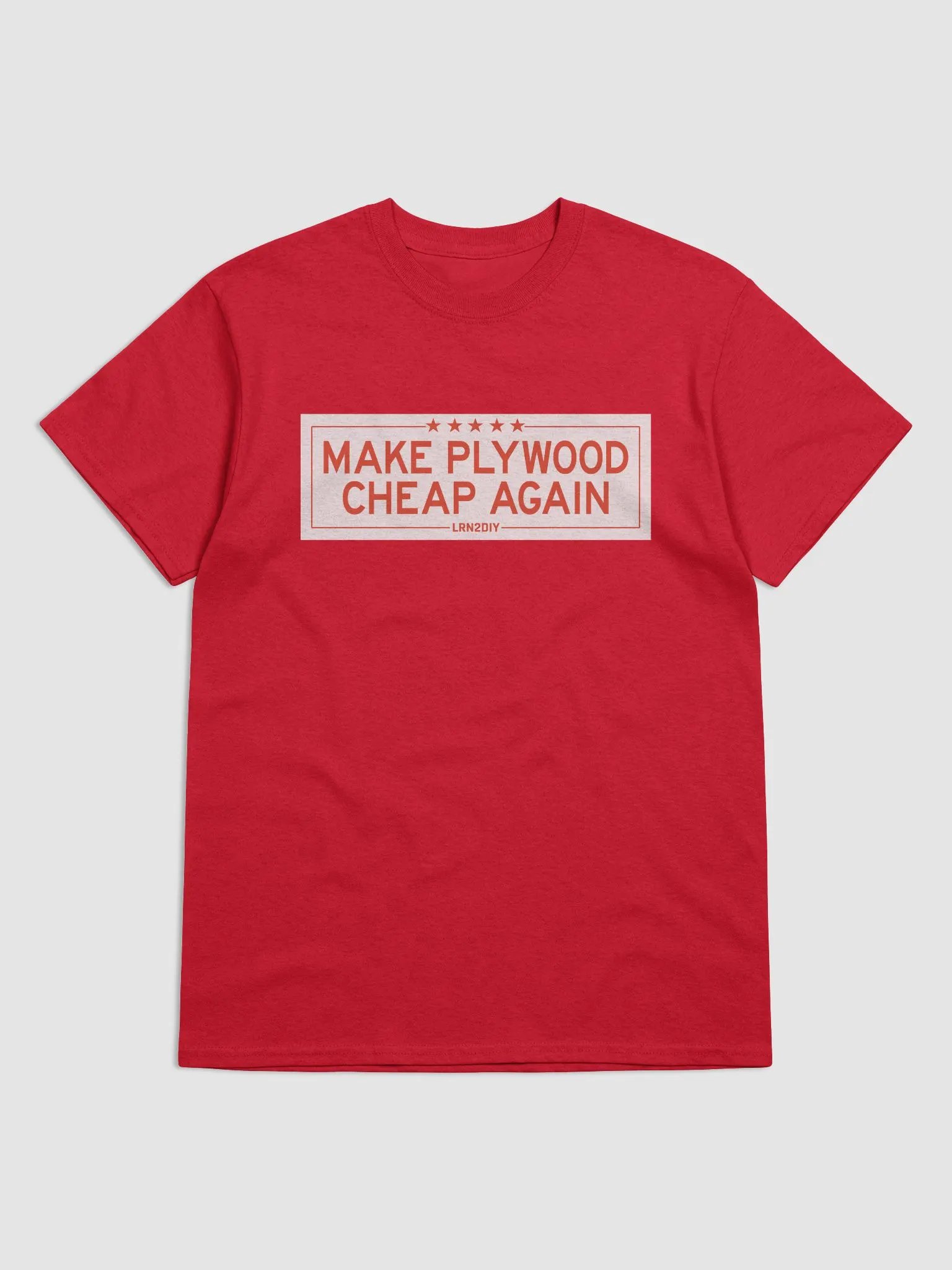 Make Plywood Cheap Again (Light Version) - Heavyweight Tee product image (5)