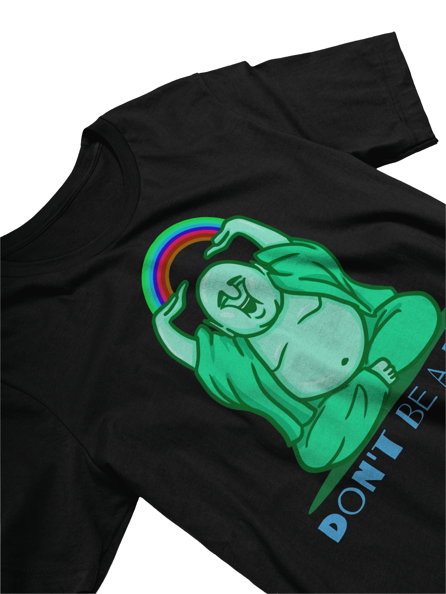 Happy Buddha – Don’t Be a Dick Funny Zen Comfort Tee product image (15)