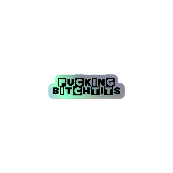 Expletive Holographic Sticker Set product image (1)