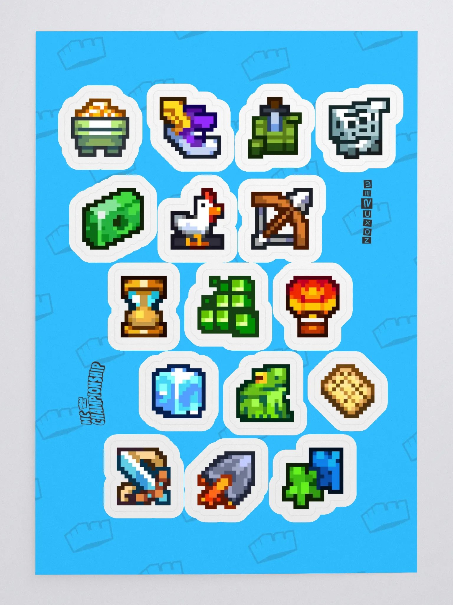 Game Sprites Sticker Sheet product image (3)
